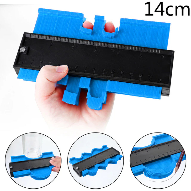 Shape Gauge Duplicator Profile Duplication Gauge Contour Template Plastic Contour Copy Duplicator Measuring Tool Contour Gauge