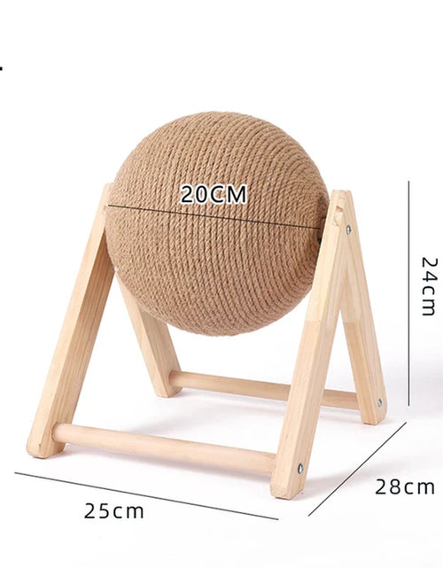 Load image into Gallery viewer, Cat Scratching Ball Toy Kitten Sisal Rope Ball Board Grinding Paws Cats Scratcher Wear-Resistant Pet Furniture Supplies
