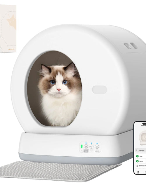 Load image into Gallery viewer, Smart Automatic Self-Cleaning Cat Litter Box, APP Control/Integrated Safety Protection, Yellow
